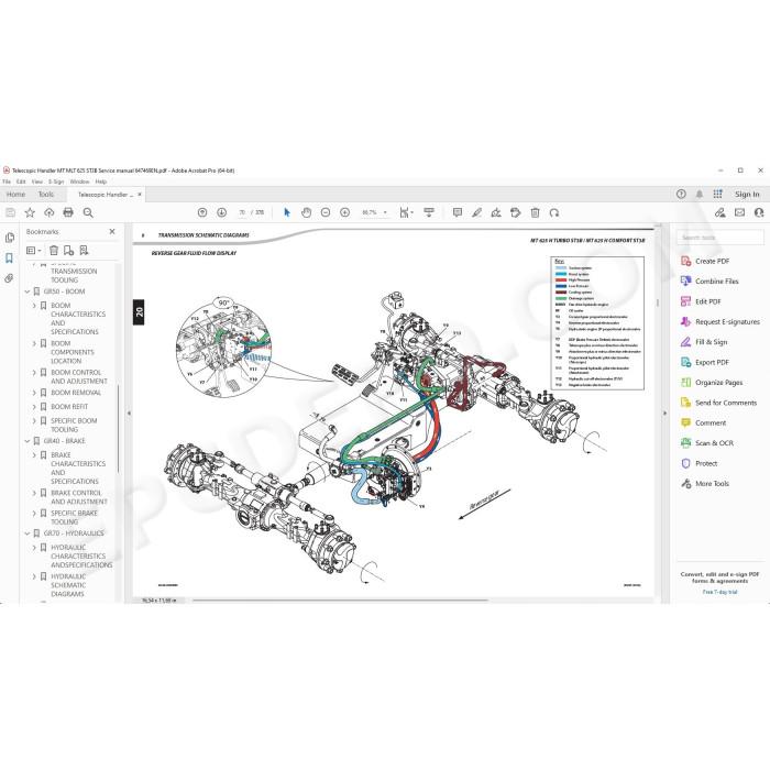 Manitou MLT 625-75 MT 625 H HA Comfort Turbo ST3B service manual