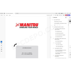 Manitou MT-X 1030 S S1 Mining service manual