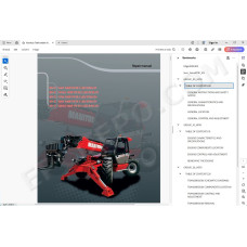 Manitou MT-X 1441 1441A 1740 1841 1841A 100P PS SLT LSU ST3A Serie 1 / Serie 4 service manual