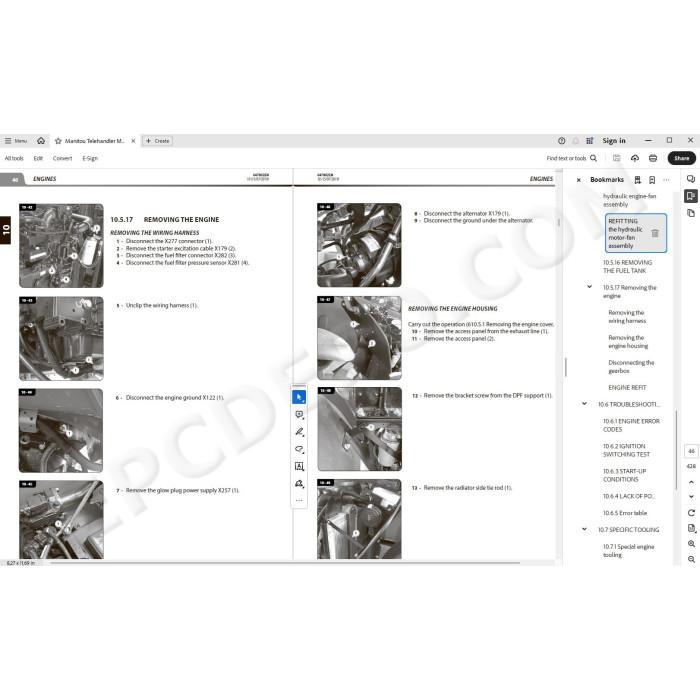 Manitou MT 1135 1335 Easy 75D ST5 Serie 1 service manual