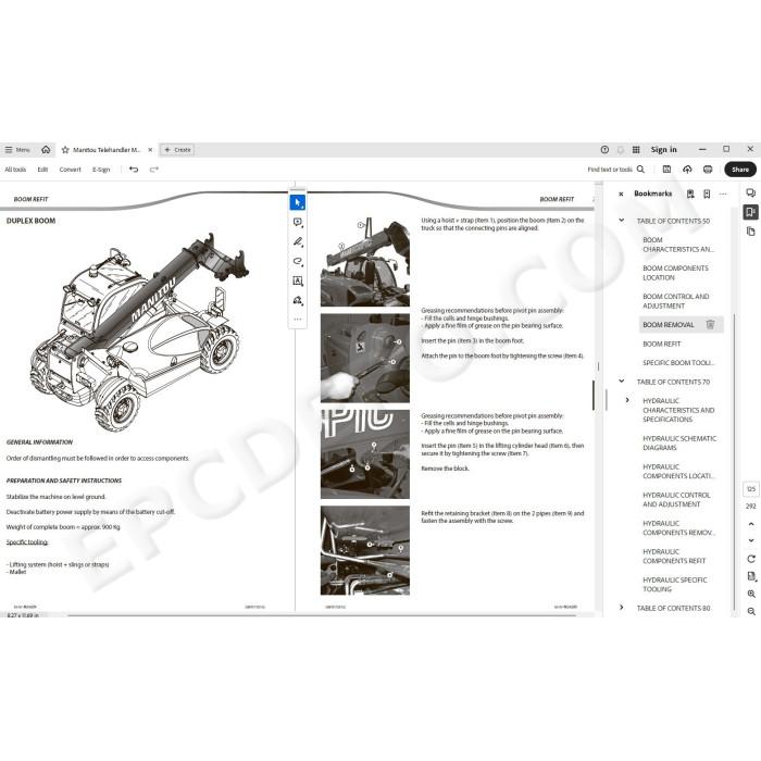 Manitou MT 625 H EASY 49K ST3A S1 service manual