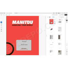 Manitou Telescopic Handler MXT 840 KOEL BSIV service manual