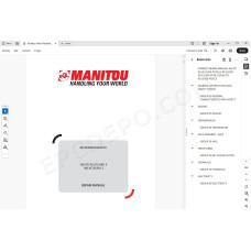 Manitou Platform 160 180 ATJ Plus Euro 3 service & repair manual