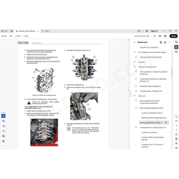 Manitou Platform 160 180 ATJ RC 4RD ST5 S2 service manual
