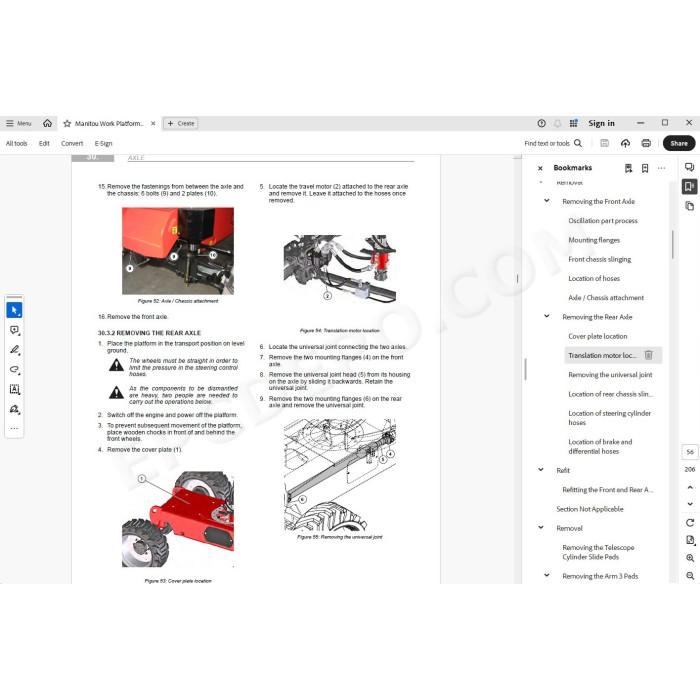 Manitou Platform 160 ATJP RC ST5 S1 service manual