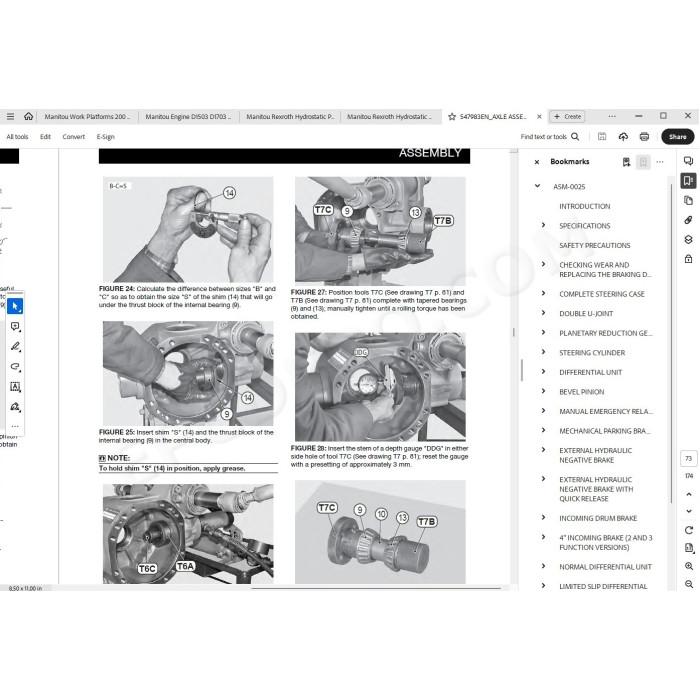 Manitou Platform 200 ATJ ATJ-X ST3A S1 service manual