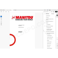 Manitou Platform 200 ATJE ATJ 60 E S1 service manual