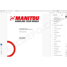 Manitou Platform 260 TJP 280 TJ ST5 Serie 1 service & repair manual