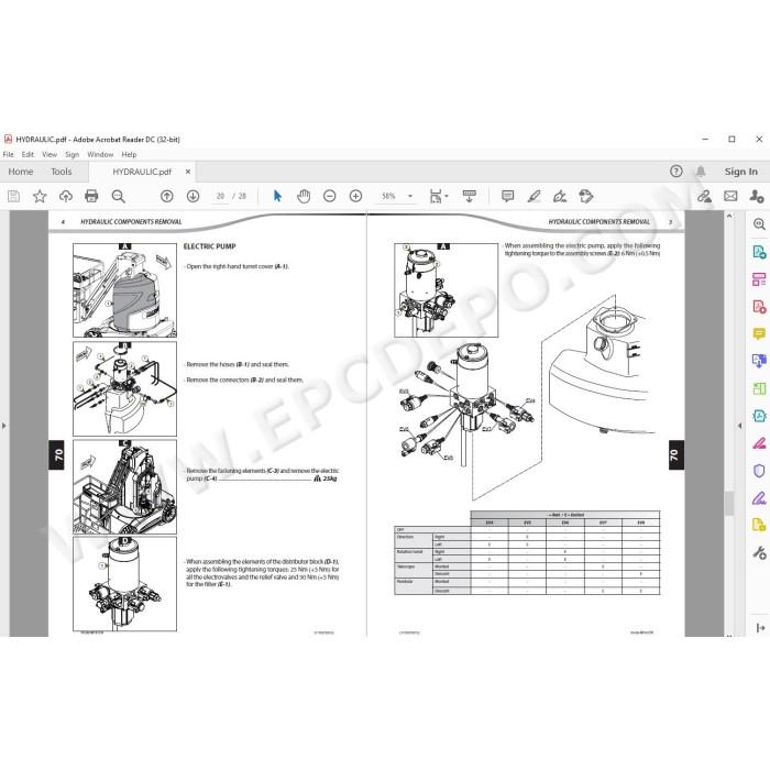 Manitou Platform 80 VJR 100 VJR Evolution VJR 26 S1 service manual