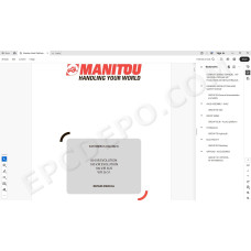 Manitou Platform 80 VJR 100 VJR Evolution VJR 26 S1 service manual
