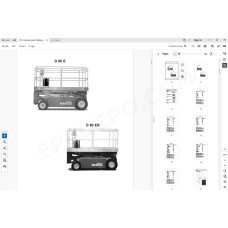 Manitou Platform D80E D80ER D80ERS D80EP service & repair manual