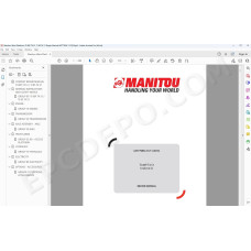 Manitou Platform TJ 80P 85 T4 Serie 1 service & repair manual