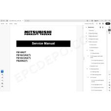 Mitsubishi Forklift FB14N2T, FB16(C)N2(T), FB18(C)N2(T), FB20N2(T) service manual