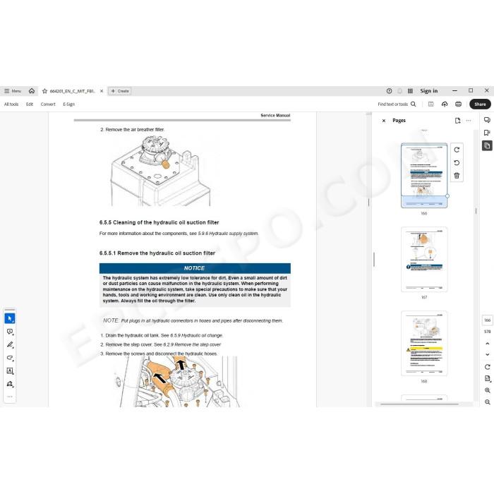 Mitsubishi Forklift FB14N2T, FB16(C)N2(T), FB18(C)N2(T), FB20N2(T) service manual