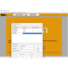 YALE PC SERVICE TOOL 2024 v5.3 DIAGNOSTIC