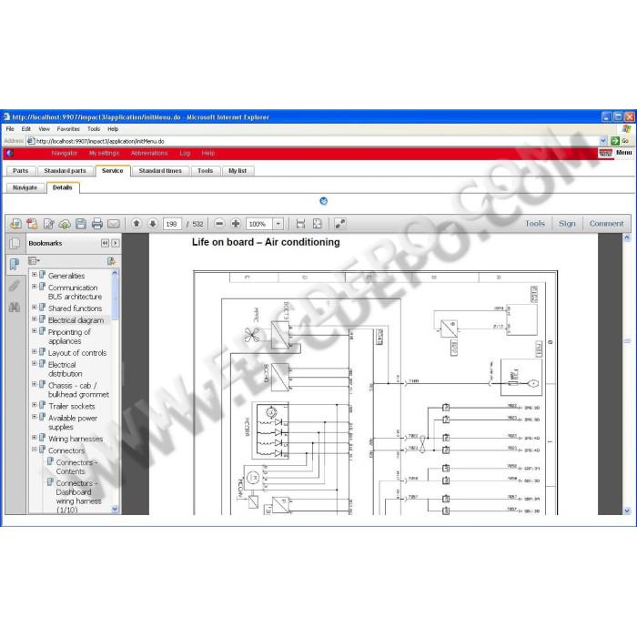 Renault Truck Impact 2020 EPC parts catalog + service