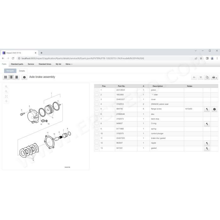 Volvo Impact Buses & Lorries EPC parts catalog + service 2021
