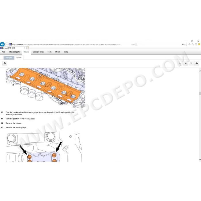 Volvo Impact Buses & Lorries EPC parts catalog + service 2024