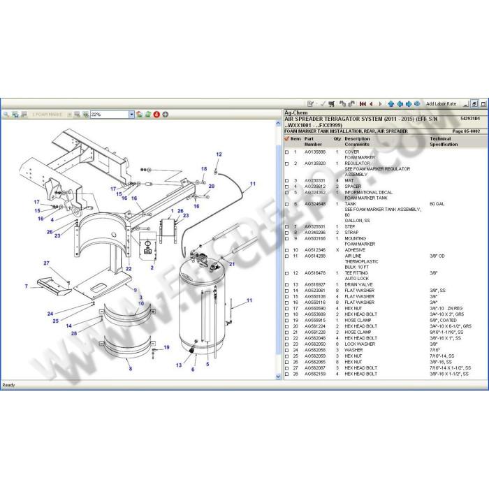 Ag-Chem EU EPC spare parts catalog + service & repair 2021