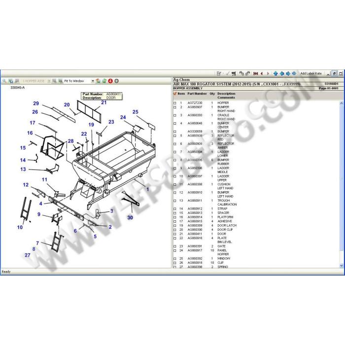 Ag-Chem EU EPC spare parts catalog + service & repair 2021