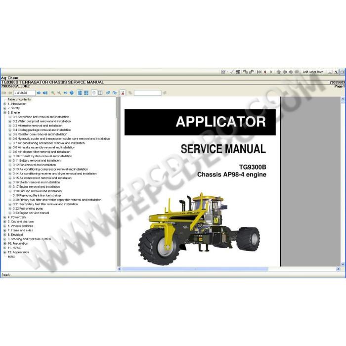 Ag-Chem NA EPC spare parts catalog + service & repair 2021