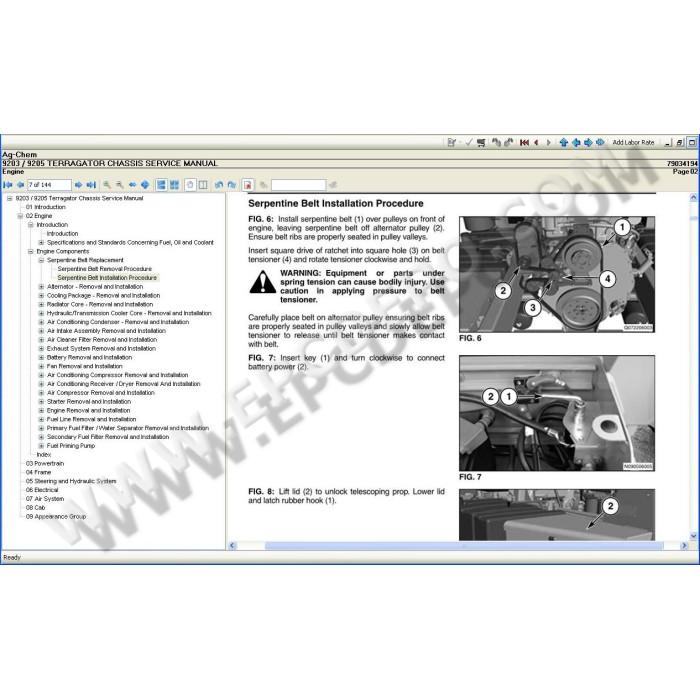 Ag-Chem NA EPC spare parts catalog + service & repair 2021