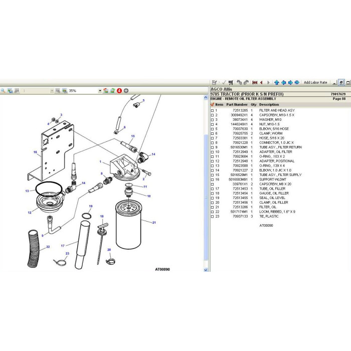 AGCO ALLIS NA EPC SPARE PARTS CATALOG 2021