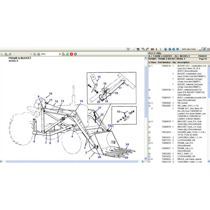 AGCO ALLIS NA EPC SPARE PARTS CATALOG 2021