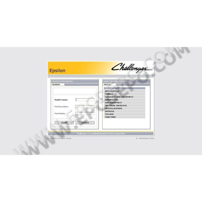 Challenger North America EPC spare parts catalog 2021
