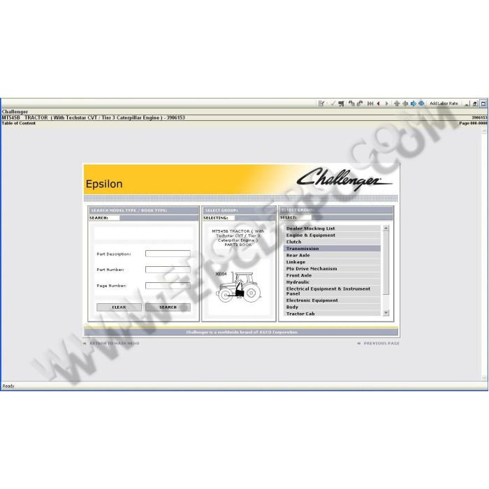Challenger North America EPC spare parts catalog 2021