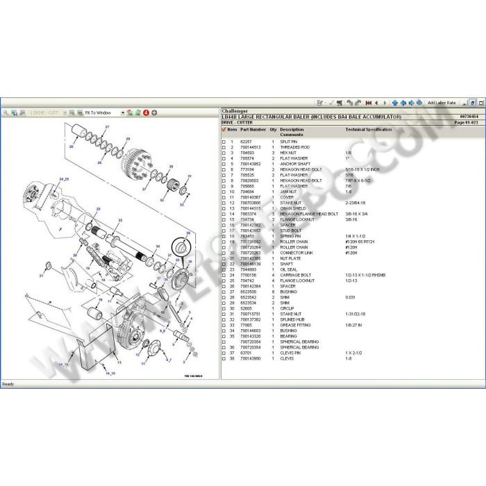 Challenger North America EPC spare parts catalog 2021