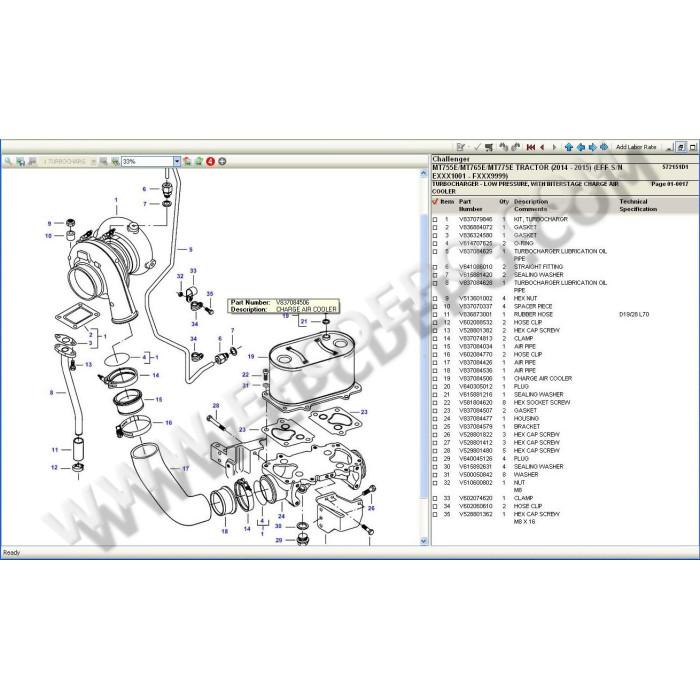 Challenger North America EPC spare parts catalog 2021