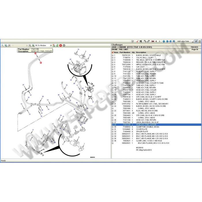 Challenger North America EPC spare parts catalog 2021