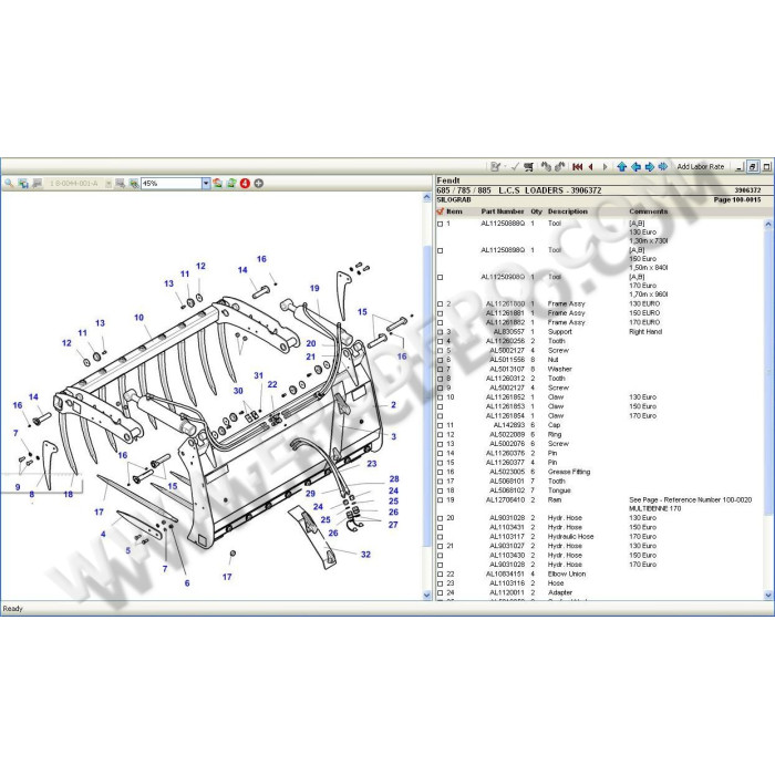 FENDT EUROPE EPC SPARE PARTS CATALOG 2021