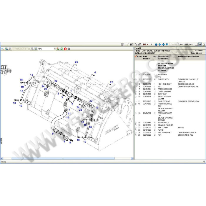 FENDT EUROPE EPC SPARE PARTS CATALOG 2021