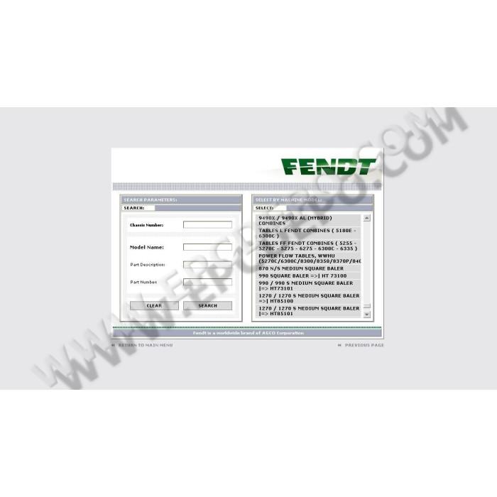 FENDT NORTH AMERICA EPC SPARE PARTS CATALOG 2021