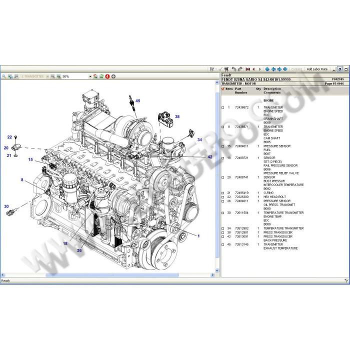 FENDT NORTH AMERICA EPC SPARE PARTS CATALOG 2021