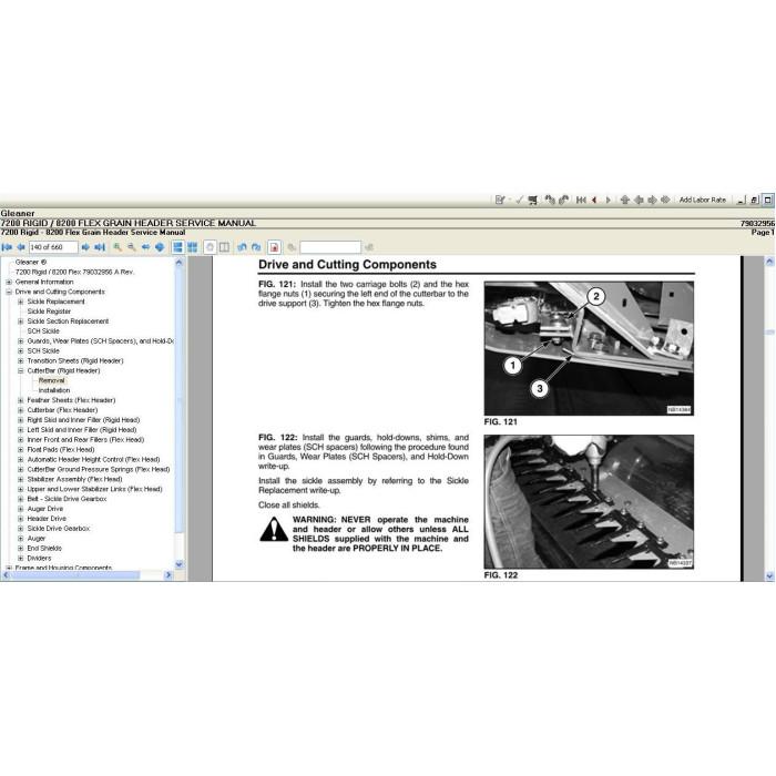 GLEANER EPC PARTS CATALOG + SERVICE & REPAIR 2020