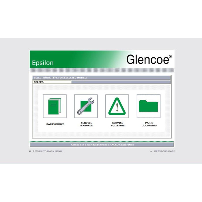 GLENCOE EPC SPARE PARTS CATALOG 2020