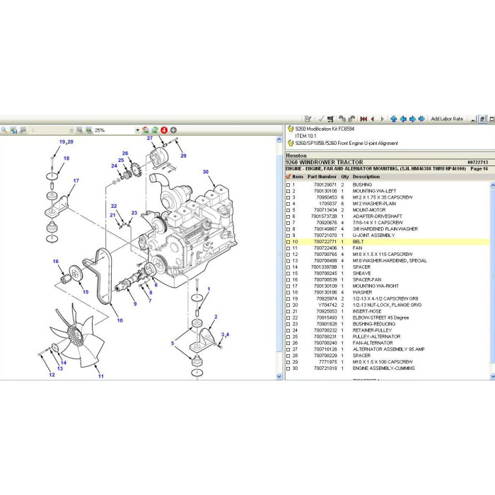 HESSTON EPC PARTS CATALOG + SERVICE & REPAIR 2020