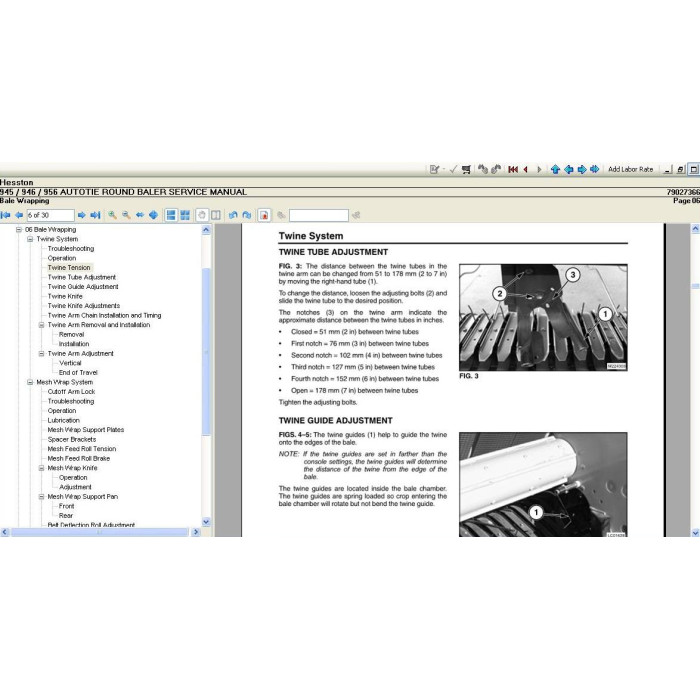 HESSTON EPC PARTS CATALOG + SERVICE & REPAIR 2020