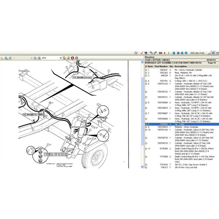 HESSTON EPC PARTS CATALOG + SERVICE & REPAIR 2020