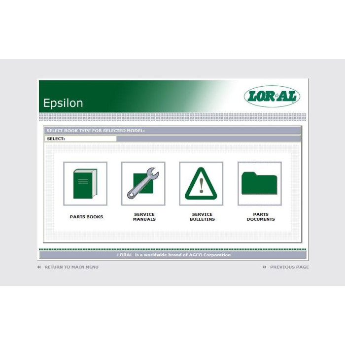 LORAL EPC SPARE PARTS CATALOG 2020