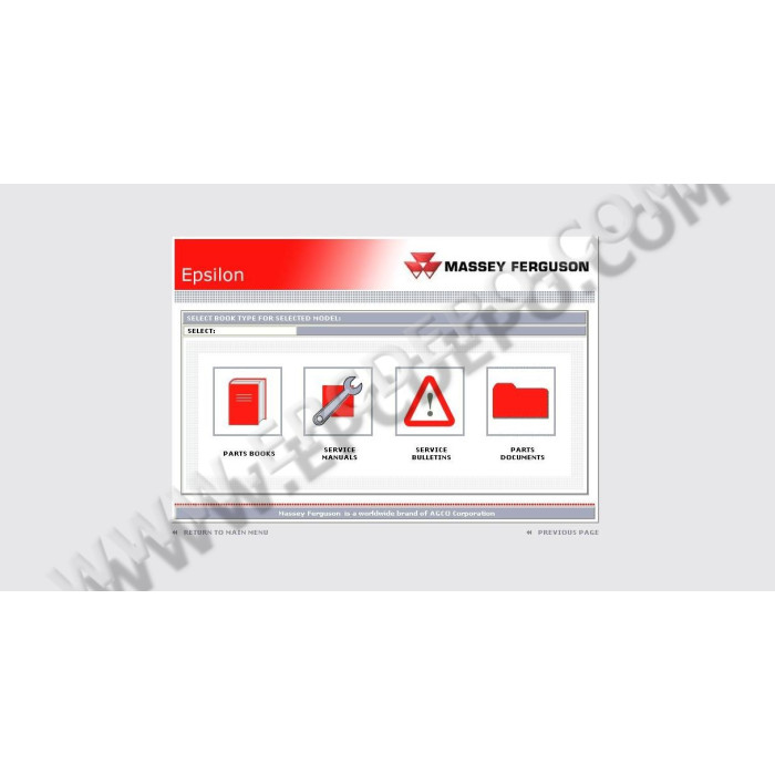 Massey Ferguson North America service & repair documentation 2021