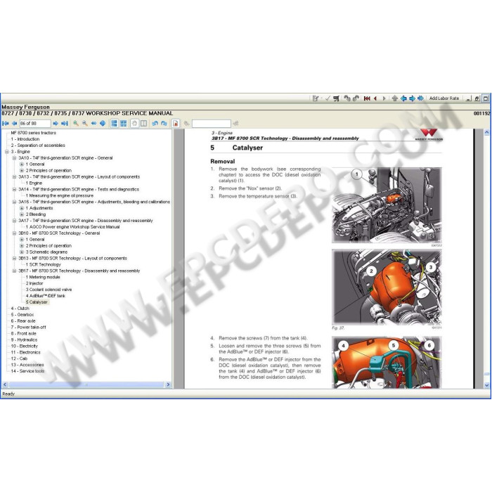 Massey Ferguson North America service & repair documentation 2021
