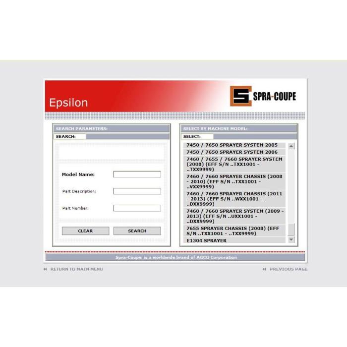 Spra-Coupe North America EPC parts catalog + service 2021
