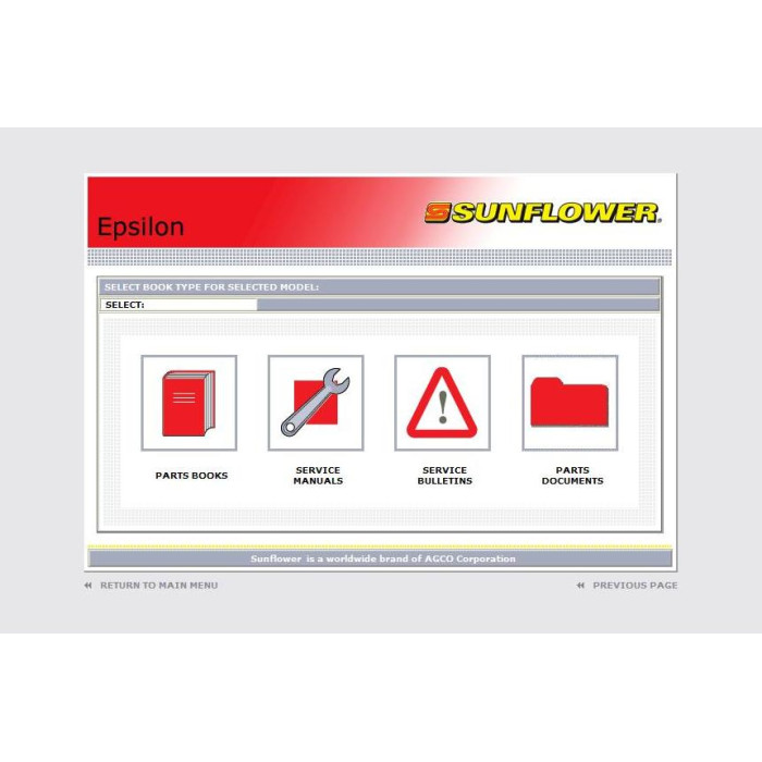 SUNFLOWER NORTH AMERICA EPC PARTS CATALOG 2020
