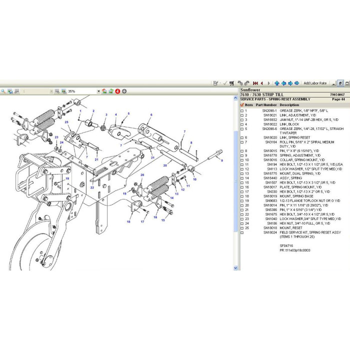 SUNFLOWER NORTH AMERICA EPC PARTS CATALOG 2020