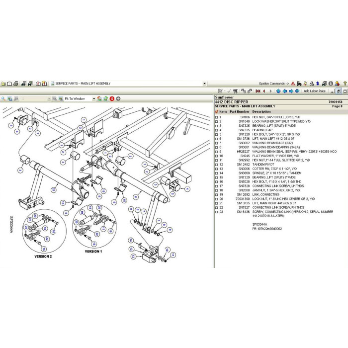 SUNFLOWER EUROPE EPC SPARE PARTS CATALOG 2020