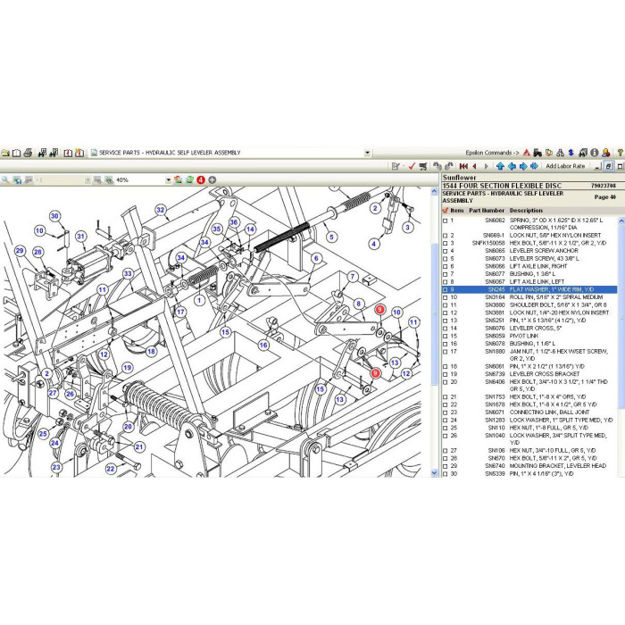 SUNFLOWER EUROPE EPC SPARE PARTS CATALOG 2020